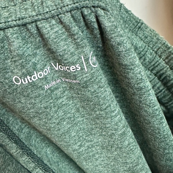 Outdoor Voices Cloudknit sweatpant in heather green medium - Picture 6 of 6